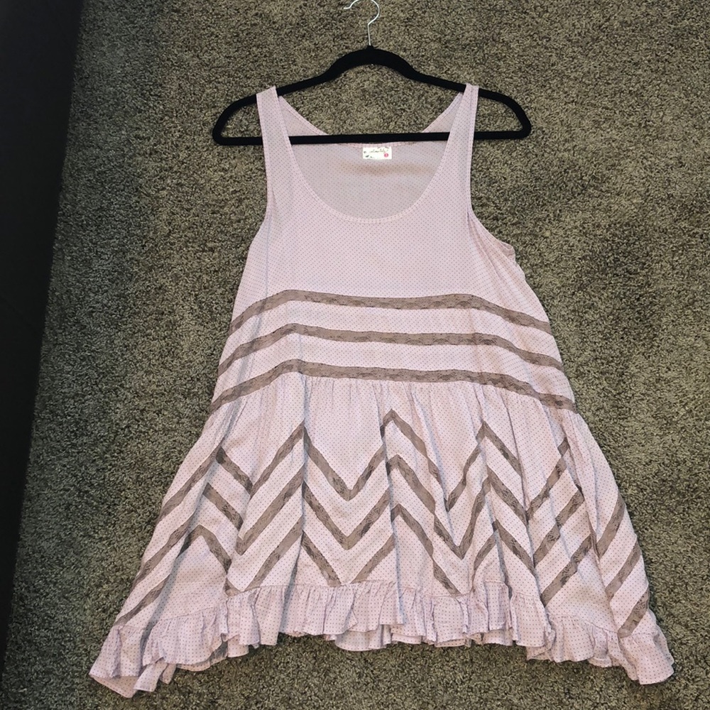 Lavender lace free people dress size XS